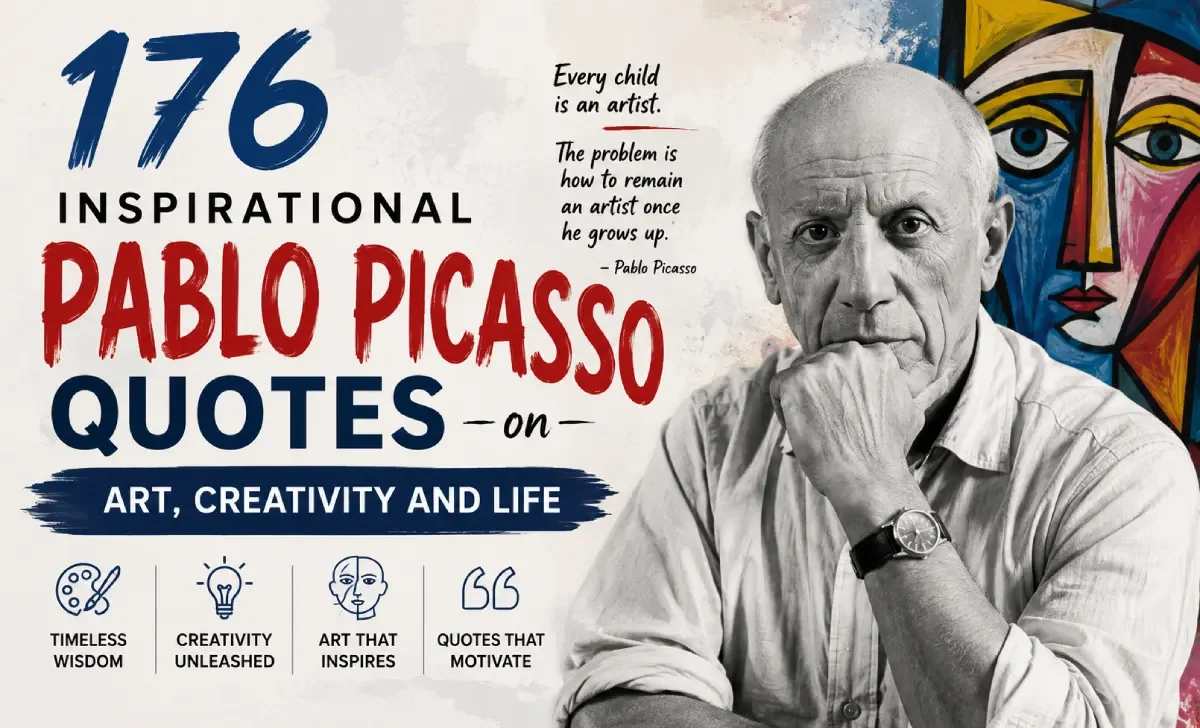 Featured image for 176 Inspirational Pablo Picasso Quotes on Art, Creativity and Life