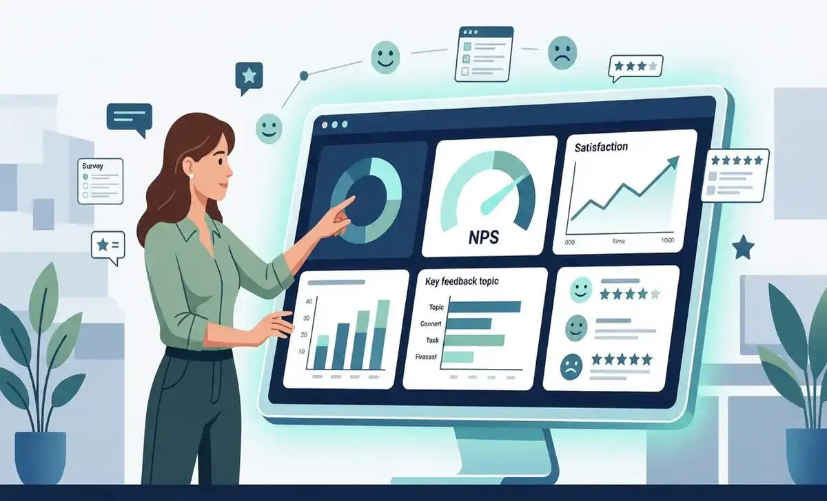 Medallia customer experience platform dashboard showing feedback and NPS scores